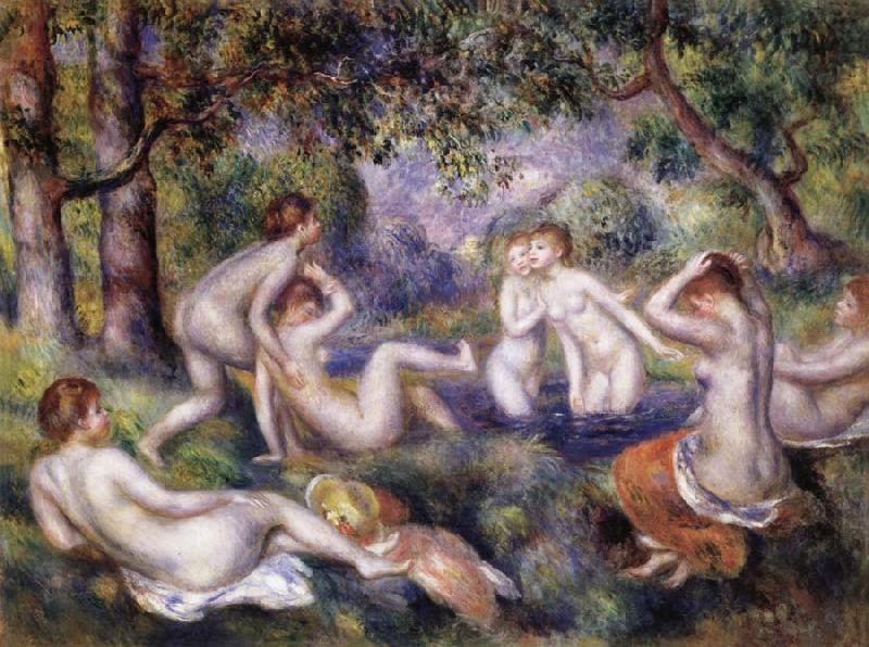 Pierre Renoir Bathers in the Forest china oil painting image